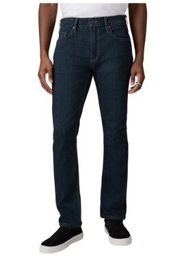 Paige Men's Federal Transcend Slim Straight Jeans Sz 35x34 Cellar Dark Wash